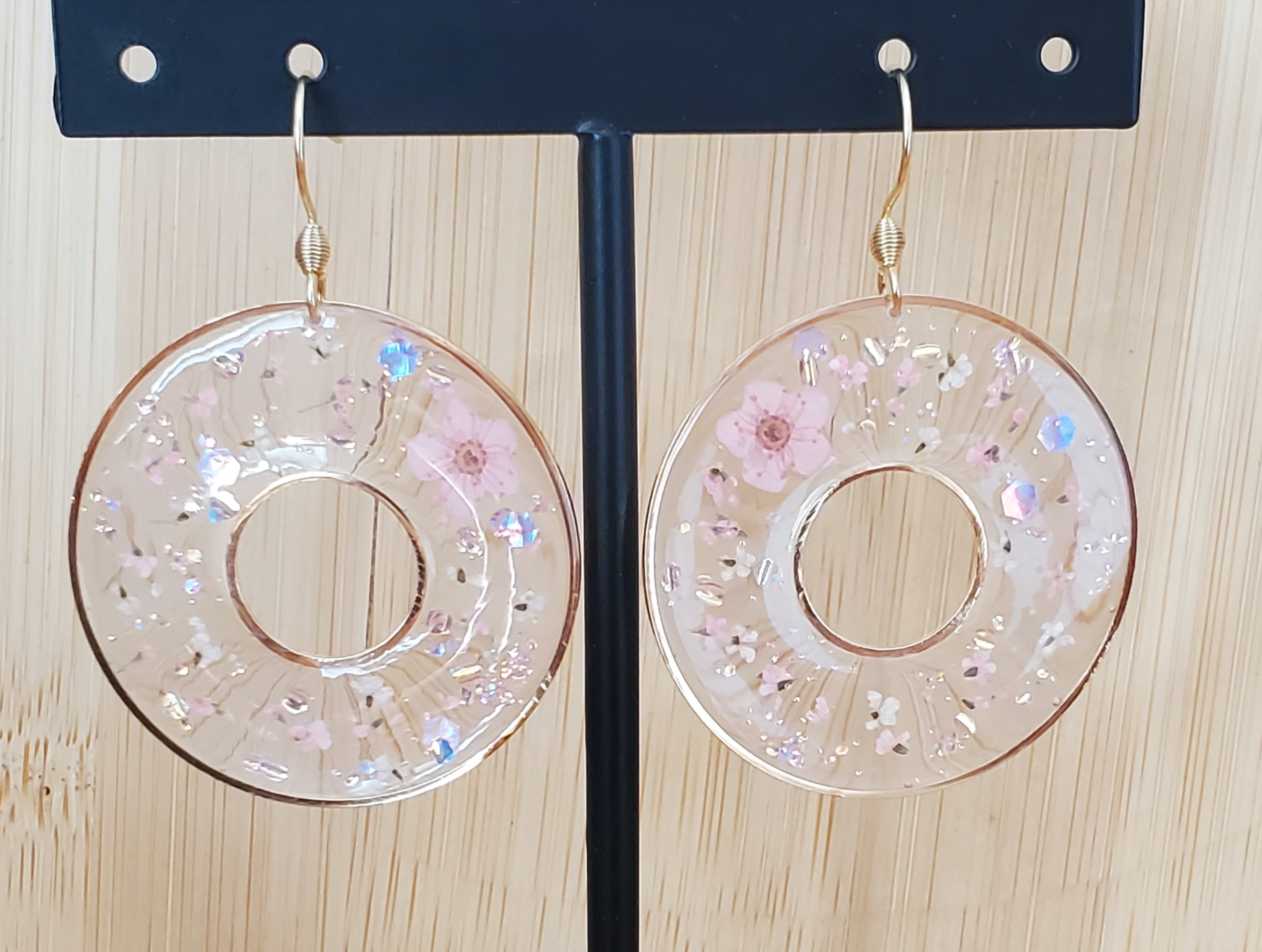 Charmantes boucles d'oreilles
