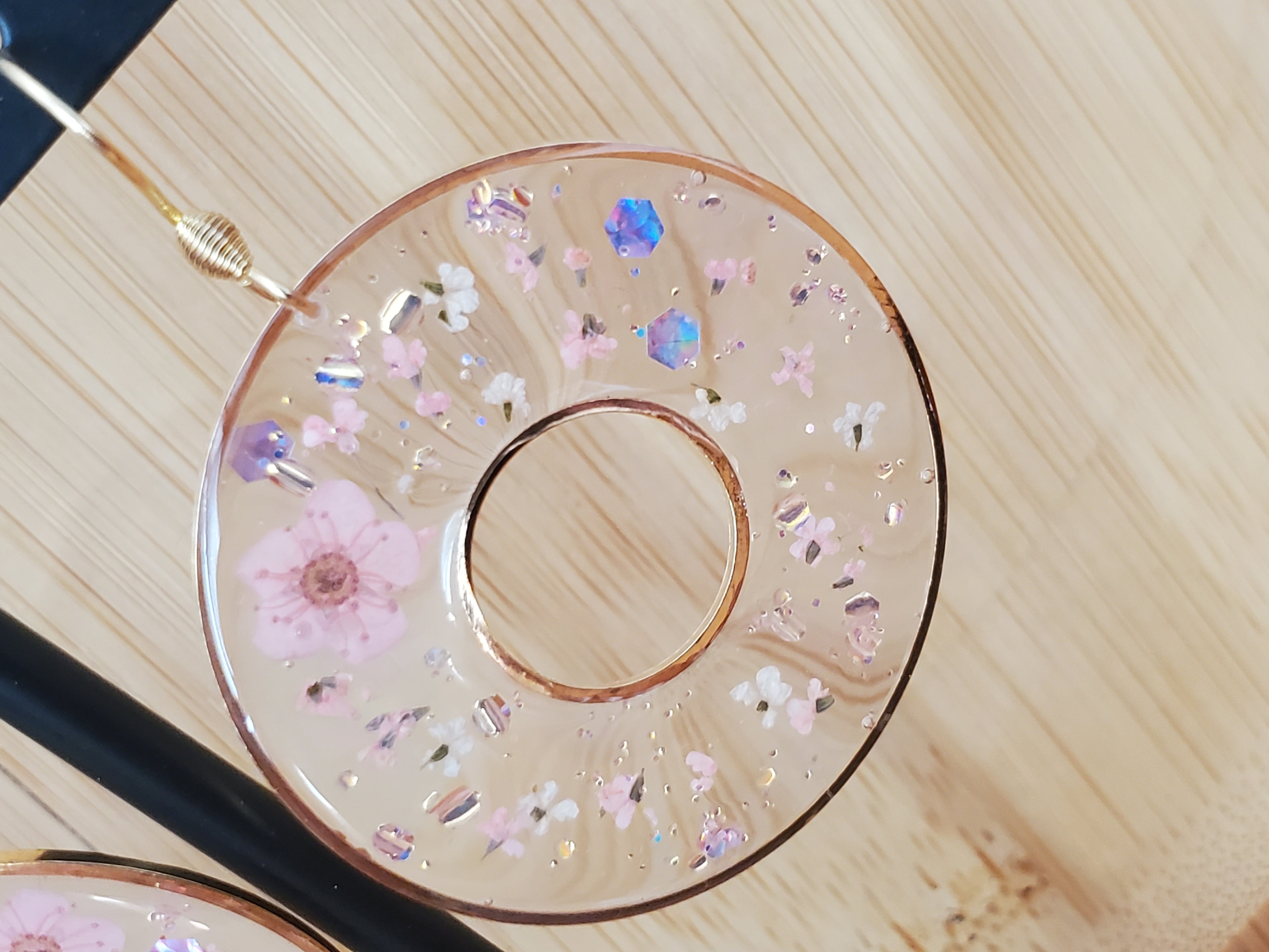 Charmantes boucles d'oreilles