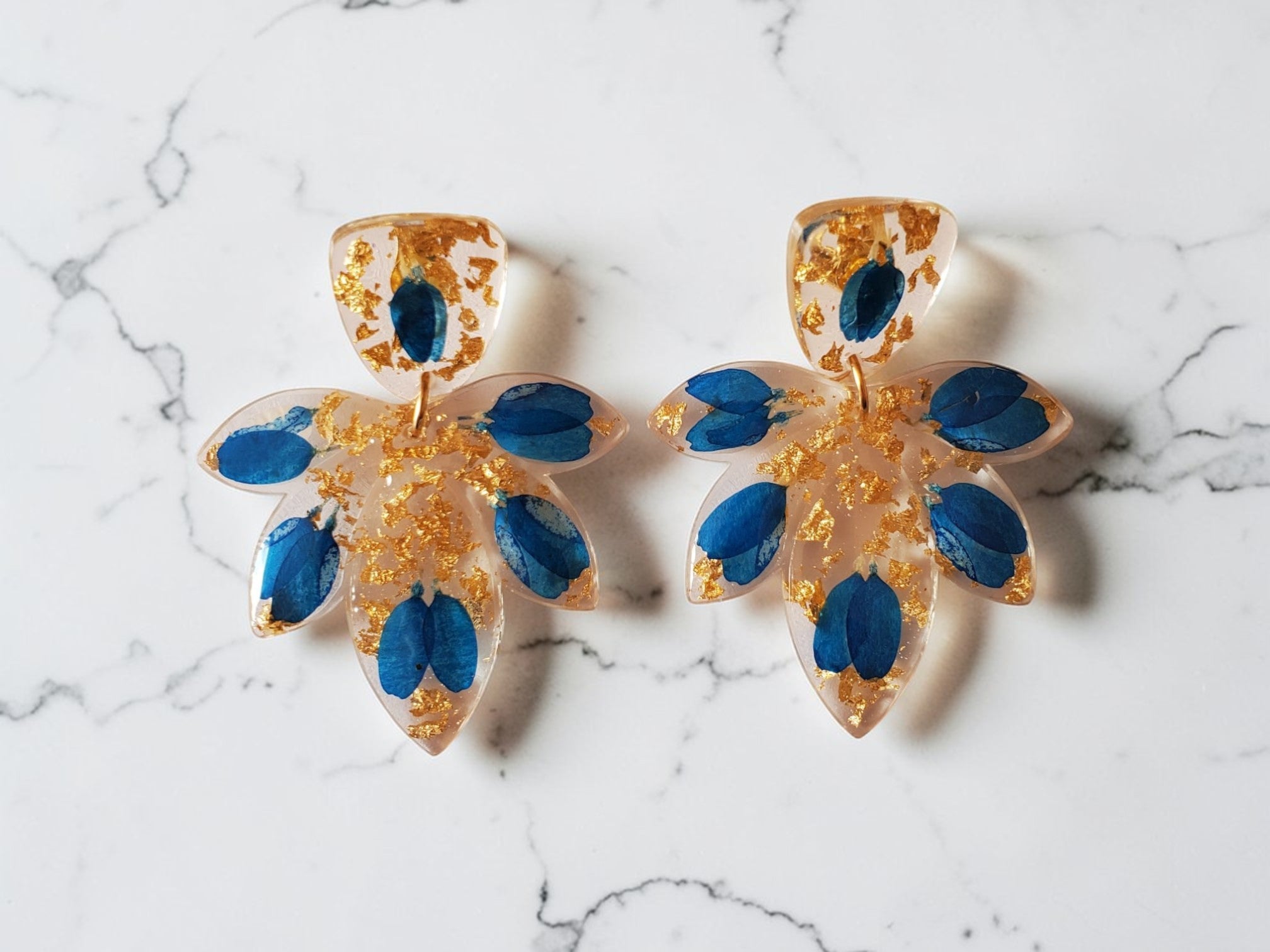 Boucles d'oreilles Anastasia floral