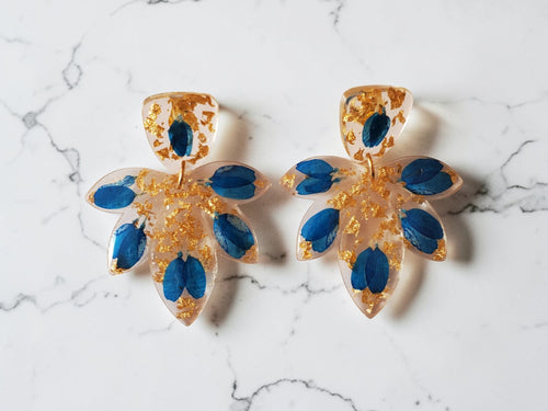 Boucles d'oreilles Anastasia floral