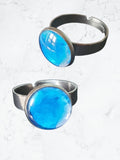 Bague bleu océan