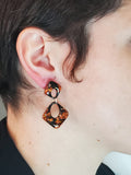Boucles d'oreilles Losanges