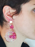 Boucles d’Oreilles Pailletées Holographique