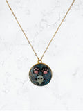 Collier panda en résine